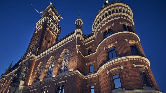 Helsingborg's Rådhus. Click here to check where it is located.